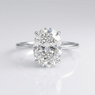 OVAL DIAMOND SOLITAIRE RING VIP