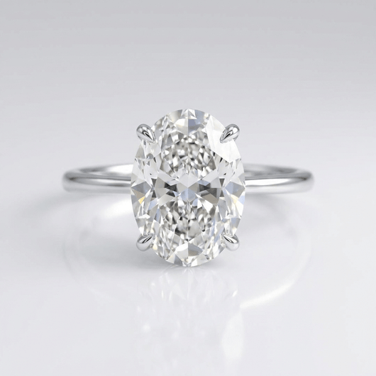 OVAL DIAMOND SOLITAIRE RING VIP