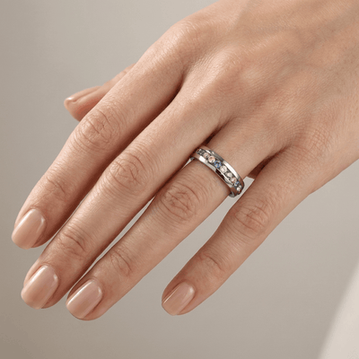 COLORFUL CRYSTAL ETERNITY BAND RING
