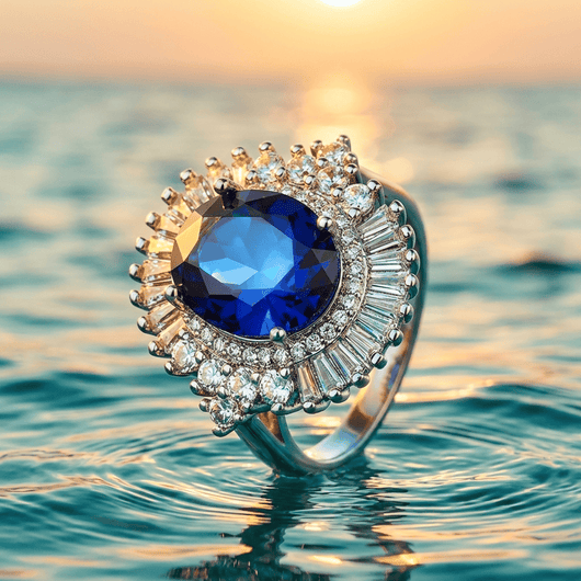 DEEP HALO RING - (ADJUSTABLE)