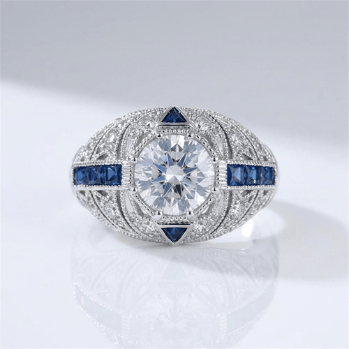 SILVER VAULT RING