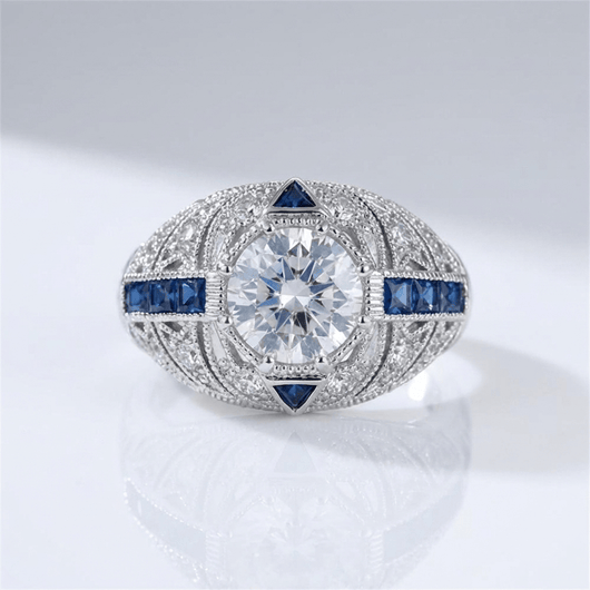 SILVER VAULT RING
