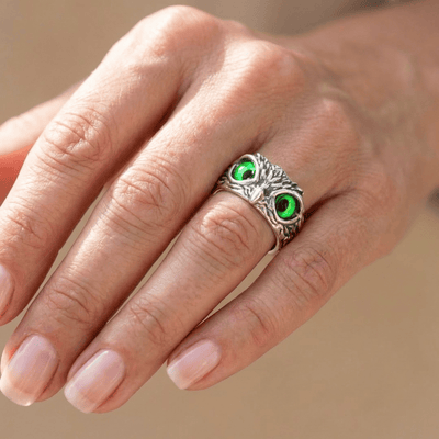 OWL RING - (ADJUSTABLE)