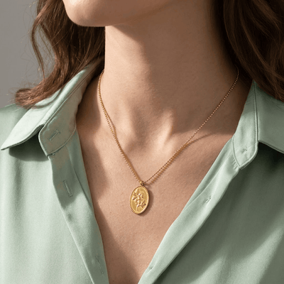 ANTIQUE ROSE NECKLACE