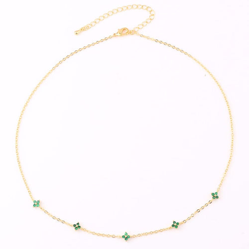 EMERALD LUCKY CHARM NECKLACE