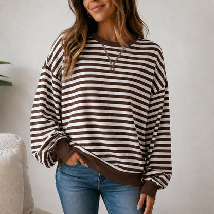 Byler Studio™ Striped Sweatshirt