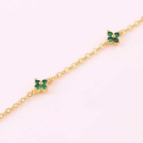 EMERALD LUCKY CHARM NECKLACE