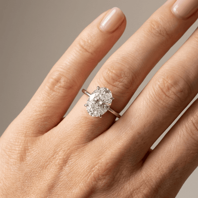 OVAL DIAMOND SOLITAIRE RING VIP