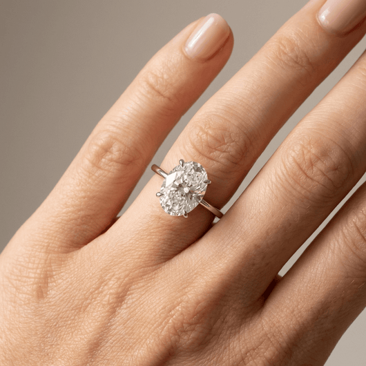 OVAL DIAMOND SOLITAIRE RING VIP