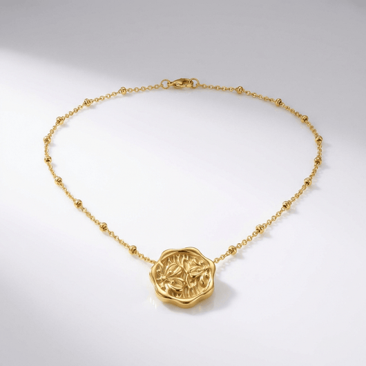 GOLD COIN PENDANT NECKLACE