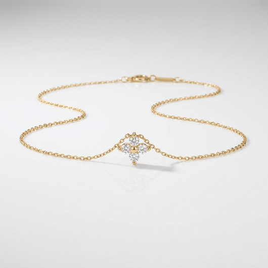 FLOWER ZIRCONIA PENDANT NECKLACE VIP